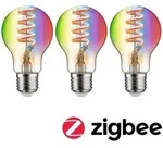 Paulmann 29163 Filament 230V Smart Home Zigbee 3.0 LED Birne E27 3x470lm 3x6,3W RGBW+