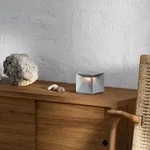 Sigor Akku-Tischleuchte Nutalis nebelgrau 2,8W Flex-Mood 2200K/2700K IP54 Ra85