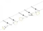 Paulmann 94458 CorDuo Seilsystem Salt Basisset GU5,3 max. 5x10W 230/12V Wei&szlig;