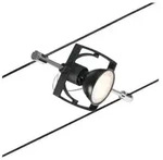 Paulmann 94435 CorDuo Seilsystem Mac II Einzelspot GU5,3 max. 10W 12V Schwarz