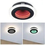Paulmann 71037 Wand-/Deckenleuchte Spaceglow Two RGB+ 1200lm 230V 14W dimmbar Schwarz