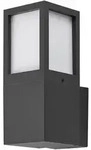 Deko-Light Wandaufbauleuchte Facado 2 Square opal IP65 1xE27 Dunkelgrau