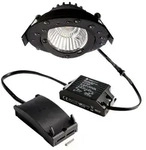 Deko-Light LED Deckeneinbauleuchte Dione IP44 8,5W 800lm dimmbar 4000K Schwarz