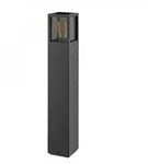 Deko-Light Pollerleuchte Facado 2 Square get&ouml;nt 650mm 1x max 20W E27 Dunkelgrau