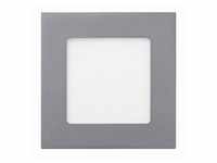 Heitronic LED Panel Toulouse 200x200mm 11W 430lm eckig silber IP44 dimmbar 3000K