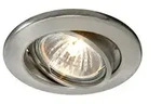 Deko-Light Deckeneinbaustrahler Basic Rund Tilt 1x max 50W MR16 Silber