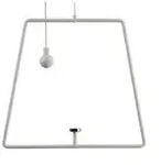 Deko-Light Pendel f&uuml;r Magnetleuchte Miram Wei&szlig;