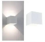 Paulmann 71283 LED Akkuwandleuchte Nyara IP44 3000K 100x100mm 2x1W / 1W Wei&szlig;