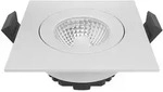 Sigor Einbauleuchte 68 Diled Eckig 6W 380lm 3000K wei&szlig; 36&deg; dim
