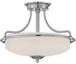 Elstead Lighting Griffin 3-flammige Deckenleuchte 301 mm Chrom poliert