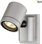 SLV Myra Wall Outdoor Wand- und Deckenleuchte GU10 IP55 silbergrau