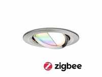 Paulmann 92964 SmartHome Zigbee LED Einbauleuchte Nova Plus 1x3,5W RGBW Eisen