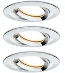 Paulmann 93684 LED Einbauleuchte Nova Plus Coin schwenkbar IP65 30&deg; 3x6W 3x470lm