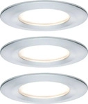 Paulmann 93462 LED Einbauleuchte Nova Coin Basisset starr IP44 rund 78mm Coin 3x6W