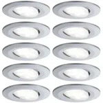 Paulmann 99923 LED Einbauleuchte Calla Basisset schwenkbar IP65 30&deg; 10x6W 10x530lm