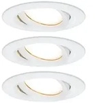 Paulmann 93682 LED Einbauleuchte Nova Plus Coin schwenkbar IP65 30&deg; Coin 3x6W