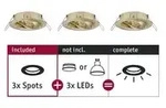 Paulmann 92489 Einbauleuchte Choose Basisset schwenkbar rund 84mm 50&deg; max....