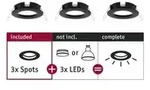 Paulmann 92481 Einbauleuchte Choose Basisset starr IP44 rund 78mm max. 3x10W 230V