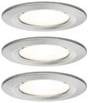 Paulmann 93476 LED Einbauleuchte 3-Step-Dim Nova Basisset starr IP44 GU10 3x6,5W