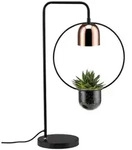 Paulmann 79746 Neordic Tischleuchte Fanja GU10 max. 20W Schwarz/Kupfer Metall