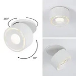 Paulmann 93372 LED Einbauleuchte Spircle rund 78mm 8W 550lm 230V 3000K Wei&szlig;...