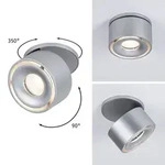 Paulmann 93374 LED Einbauleuchte Spircle rund 78mm 8W 550lm 230V 3000K Chrom...