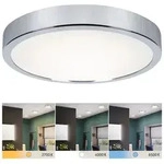 Paulmann 78926 LED Panel Aviar IP44 rund 300mm 18W 1800lm White Switch Chrom