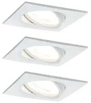 Paulmann 93472 LED Einbauleuchte 3-Step-Dim Nova Basisset schwenkbar 50&deg; GU10...