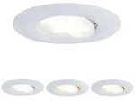 Paulmann 99934 LED Einbauleuchte Calla schwenkbar IP65 rund 90mm 30&deg; 5W 400lm 230V