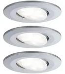 Paulmann 99933 LED Einbauleuchte Calla Basisset schwenkbar IP65 30&deg; 3x5,2W 3x465lm