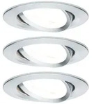 Paulmann 93469 LED Einbauleuchte 3-Step-Dim Nova Basisset schwenkbar 50&deg;...