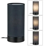 Paulmann 77059 Tischleuchte Pia E14 max. 25W Schwarz matt