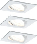 Paulmann 93490 LED Einbauleuchte 3-Step-Dim Nova Coin Basisset schwenkbar 50&deg; Coin