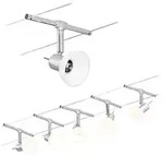 Paulmann 94136 Seilsystem Sheela Basisset GU5,3 max. 5x10W dimmbar 230/12V Chrom