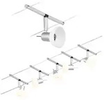 Paulmann 94448 CorDuo Seilsystem Sheela Basisset GU5,3 max. 5x10W 230/12V Chrom...