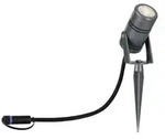 Paulmann 94367 Plug & Shine LED Gartenstrahler Radon Einzelspot IP65 3000K 11W Grau