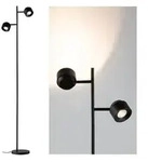 Paulmann 79775 LED Stehleuchte 3-Step-Dim Puric Pane 2700K 2x300lm 2x3W Schwarz