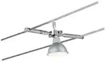 Paulmann 94147 Seilsystem TogoLED Einzelspot GU5,3 max. 10W dimmbar 12V Chrom