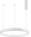 Nova Luce Motif LED Pendelleuchte Wei&szlig; dimmbar 60cm h&ouml;henverstellbar