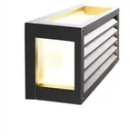 Heitronic Wandeuchte Sevilla mit Lamellen E27 Anthrazit