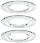 Paulmann 93481 LED Einbauleuchte 3-Step-Dim Nova Basisset starr IP44 GU10 3x6,5W