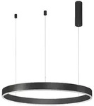 Nova Luce Motif LED Pendelleuchte schwarz 80 cm 50W 3000K dimmbar