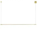 Nova Luce Elettra Pendelleuchte LED 20W Messing-Gold Aluminium 3000K