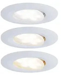 Paulmann 99935 LED Einbauleuchte Calla Basisset IP65 rund 90mm 30&deg; 3x5W 3x400lm 230V