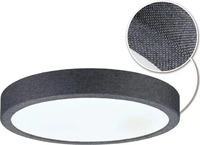 Paulmann 71055 LED Panel Cosara IP44 rund 300mm 15W 1300lm 4000K Dunkelgrau