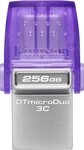 Kingston DATATRAVELER&reg; MICRODUO&trade; 3C 256GB USB-Stick (USB 3.2,...