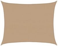 vidaXL Sonnensegel Sonnensegel 160 g/m2 Taupe 6x8 m HDPE, (1-tlg)