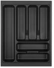 SO-TECH&reg; Besteckeinsatz ORGA-BOX VIII Besteckeinsatz Lavagrau perlstruktur, 361 x