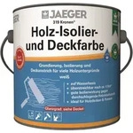 Jaegerlacke Wand- und Deckenfarbe 319 Kronen Holz-Isolierfarbe Deckfarbe 3in1...