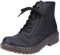 Rieker Schn&uuml;rboots, Schn&uuml;rstiefelette, Blockabsatz, mit Logopr&auml;gung